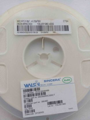 0603N6R8C500 0603 6.8pF 50V NPO/C0G  resmi