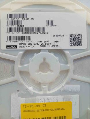 GRM0335C1E270JA01D 270J MURATA resmi