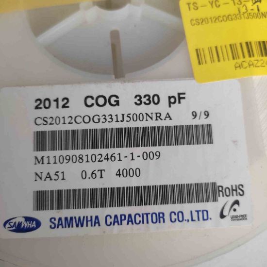 CS2012COG331J500NRA 330NF 50V 805 resmi