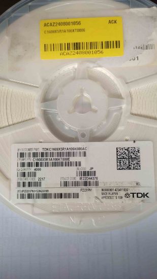 C1608X5R1A106KT000E Cap Cer SMD 0603 10F 10% 10V X5R resmi