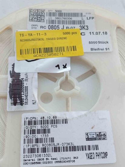 RC0805JR073K3L YAGEO DİRENÇ resmi
