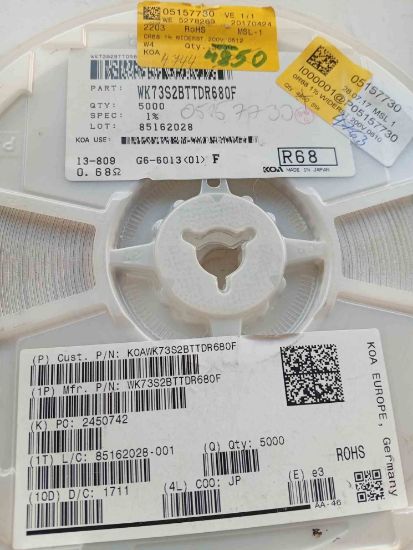 WK73S2BTTDR680F 0.68R 1206 DİRENÇ resmi