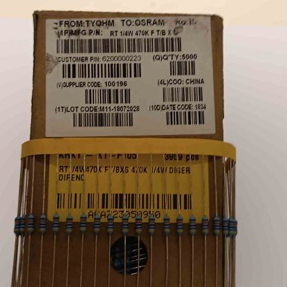 RT1/4W470K FT/BXS 470K 1/4W DİRENÇ resmi