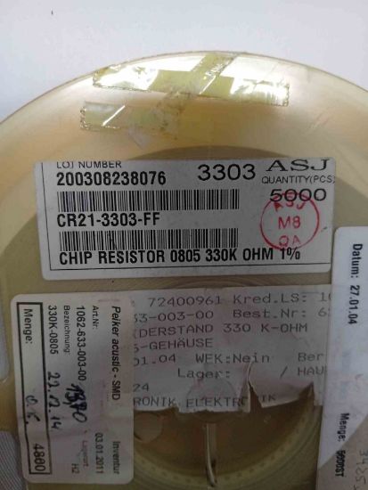 CR21-3303-FF 330K 805 ASJ SMD DİRENÇ resmi