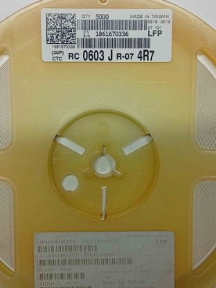 RC0603JR074R7 4.7R 603 PHYCOMP SMD DİRENÇ resmi