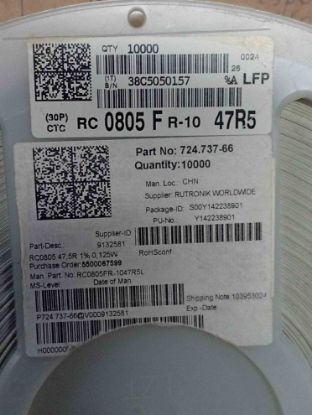 RC0805FR-1047R5 47R5 805 SMD DİRENÇ resmi