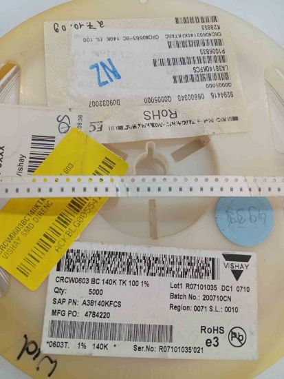 CRCW0603BC140KTK100 140K 603 VISHAY SMD DİRENÇ resmi