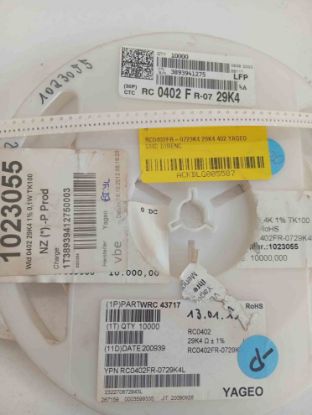 RC0402FR-0729K4 29K4 402 YAGEO SMD DİRENÇ resmi