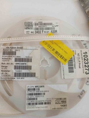 RC0402FR-07620R 620R 402 YAGEO SMD DİRENÇ resmi