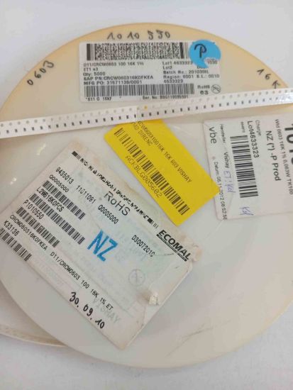 CRCW060310016K 16K 603 VISHAY SMD DİRENÇ resmi