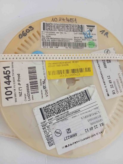 CRCW06031R00FKEA0G 1R 603 VISHAY SMD DİRENÇ resmi