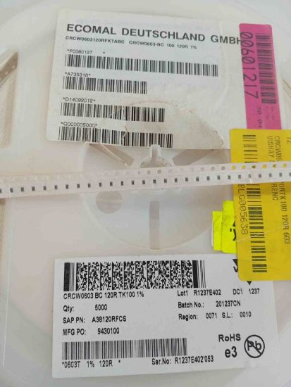 CRCW0603BC120RTK100 120R 603 VISHAY SMD DİRENÇ resmi