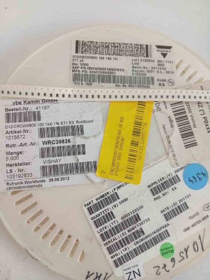 CRCW0805BC1K00TK100 1K 805 VISHAY SMD DİRENÇ resmi
