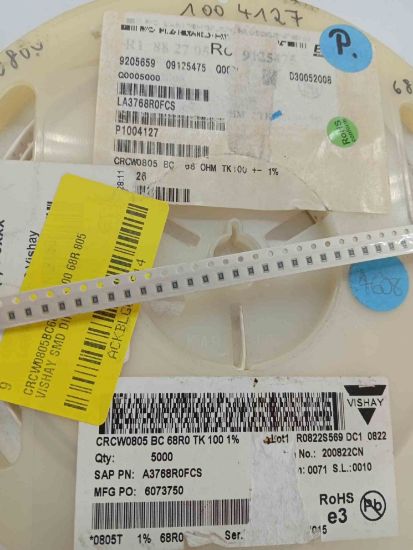 CRCW0805BC68R0TK100 68R 805 VISHAY SMD DİRENÇ resmi