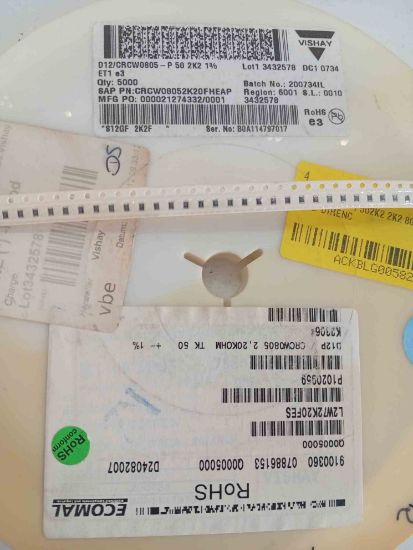 CRCW0805-P502K2 2K2 805 VISHAY SMD DİRENÇ resmi