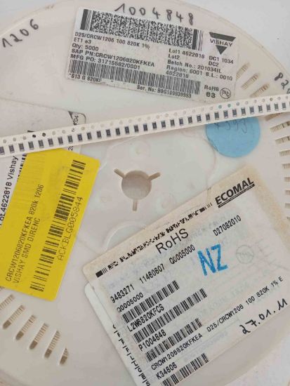 CRCW1206820KFKEA 820k 1206 VISHAY SMD DİRENÇ resmi