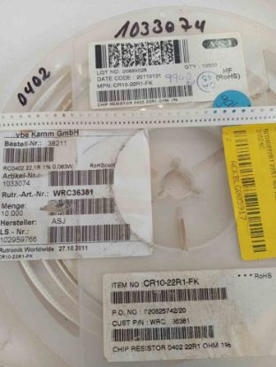 RC040222R1 22R1 402 ASJ SMD DİRENÇ resmi