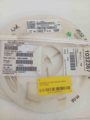 RC0402FR-07169K 169K 402 YAGEO SMD DİRENÇ resmi