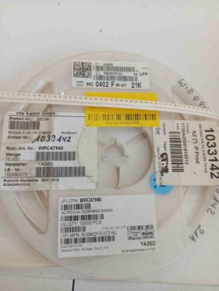 RC0402FR-0721K 21K 402 YAGEO SMD DİRENÇ resmi