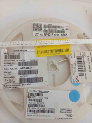 RC0402FR-07464K 464K 402 YAGEO SMD DİRENÇ resmi