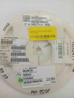RC0402FR-076K65 6K65 402 YAGEO SMD DİRENÇ resmi