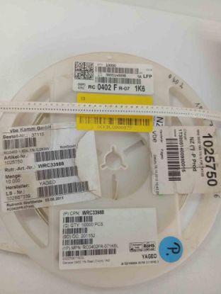 RC0402FR-071K62 1K6 402 YAGEO SMD DİRENÇ resmi