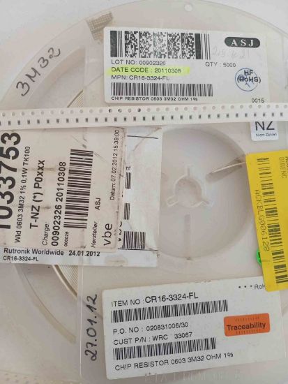 RC06033M32 3M32 603 ASJ SMD DİRENÇ resmi