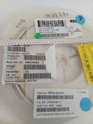 RC0603464K 464K 603 ASJ SMD DİRENÇ resmi
