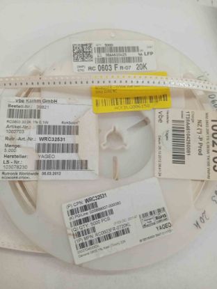 RC0603FR-0720K 20K 603 YAGEO SMD DİRENÇ resmi