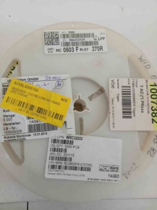 RC0603FR-07270R 270R 603 YAGEO SMD DİRENÇ resmi