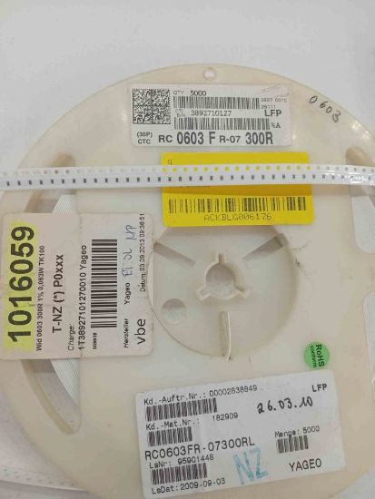 RC0603FR-07300R 300R 603 YAGEO SMD DİRENÇ resmi