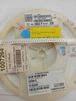 RC0603FR-0733K 33K2 603 YAGEO SMD DİRENÇ resmi