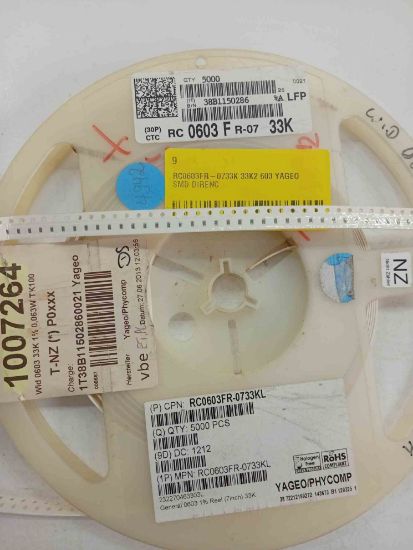 RC0603FR-0733K 33K2 603 YAGEO SMD DİRENÇ resmi