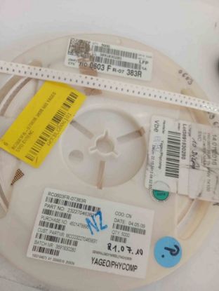 RC0603FR-07383R 383R 603 YAGEO SMD DİRENÇ resmi