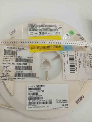 RC0805FR-07143K 143K 805 YAGEO SMD DİRENÇ resmi