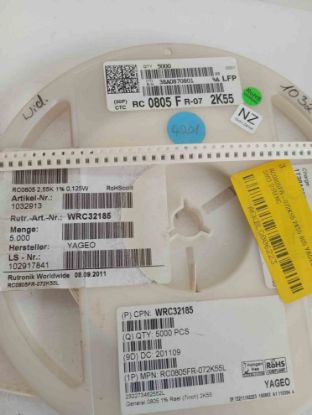 RC0805FR-072K55 2K55 805 YAGEO SMD DİRENÇ resmi