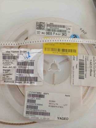 RC0805FR-073K3 3K3 805 YAGEO SMD DİRENÇ resmi
