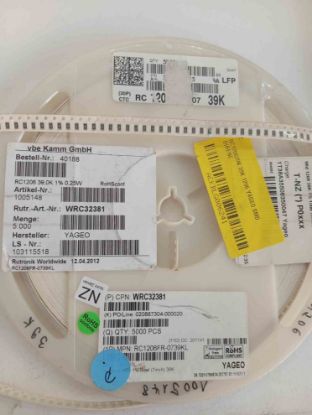 RC120639K 39K 1206 YAGEO SMD DİRENÇ resmi