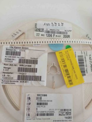 RC1206FR-07200R 200R 1206 YAGEO SMD DİRENÇ resmi