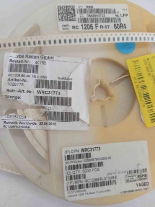 RC1206FR-0760R4 60R4 1206 YAGEO SMD DİRENÇ resmi