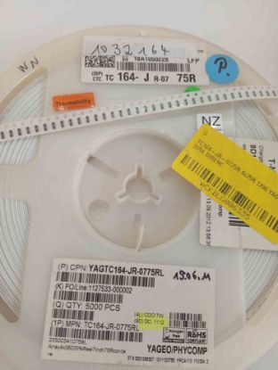 TC164-JR-0775R 4x75R 1206 YAGEO SIRA DİRENÇ resmi