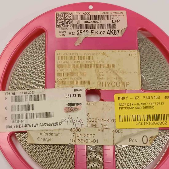 RC2512FK-074K87 4K87 2512 PHYCOMP SMD DİRENÇ resmi