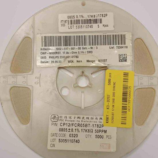 FCR05BT 17.8K SMD SMD DİRENÇ resmi