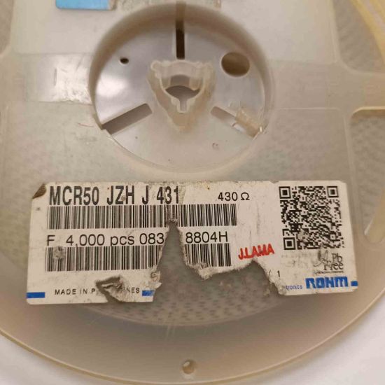 MCR50JZHJ431 430R 2010 SMD DİRENÇ resmi