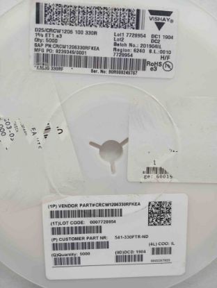 CRCV12006330RFKEA 1206 330R WISHAY resmi