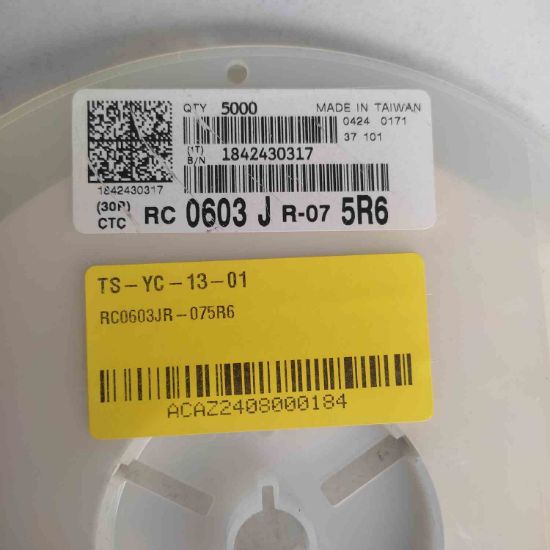 RC0603JR-075R6 5.6R 0603 %5 resmi