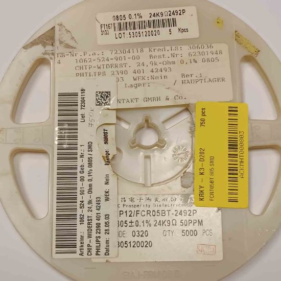 FCRT05BT 24.9k 805 SMD direnç %1 resmi