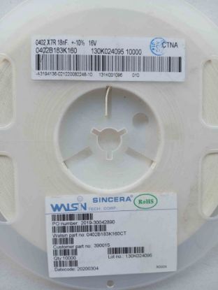 0402B183K160 402 7R 18NF SİNCERA resmi