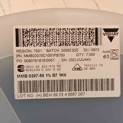 MMB02070C1001FB700 SMD SMD DİRENÇ resmi