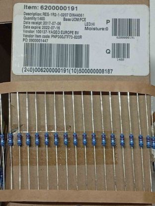 MF0207FTE52-1R2 1R2 0.6W YAGEO SMD DİRENÇ resmi